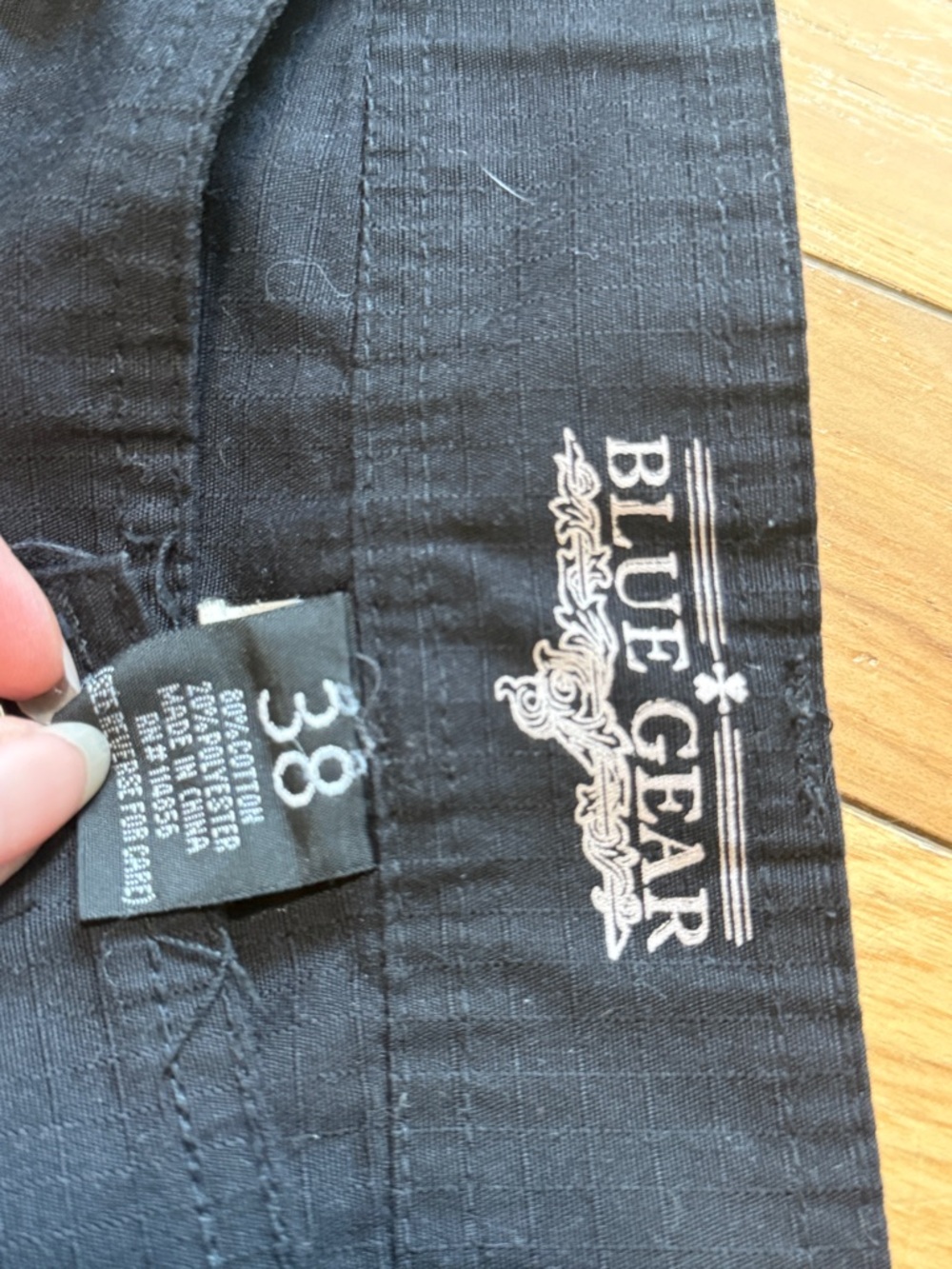 Men's Black Cargo Shorts with Utility Pockets Size 38 - Picture 5 of 7